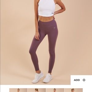 Gymshark Aspire Leggings (purple wash)